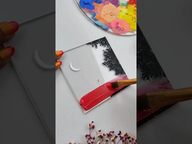 Glass painting ideas for beginners #shortsyoutube #art #tutorial #aesthetic #glasspainting