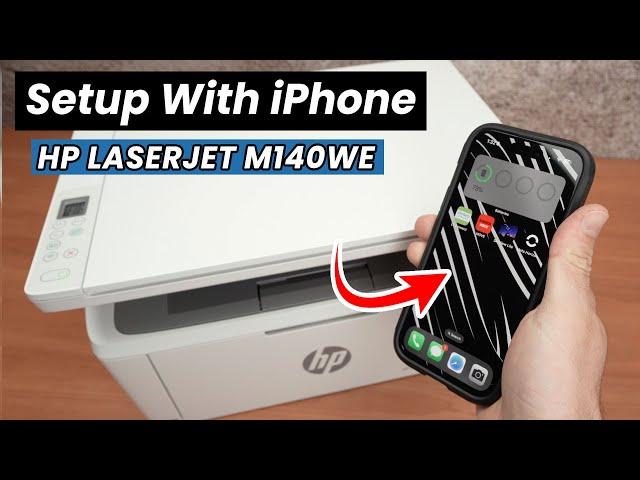 HP LaserJet M140we : Wifi Setup Using iPhone