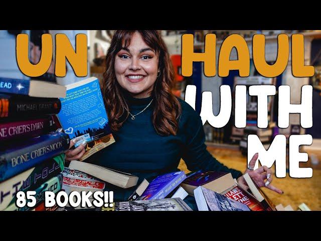 Unhaul 85 Books With Me  My Biggest Unhaul Ever! 2022