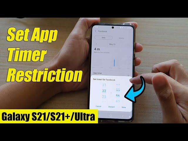 Galaxy S21/Ultra/Plus: How to Set an App Timer to Restrict Usage