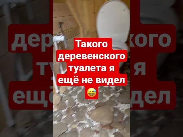 ТАКОГО ТУАЛЕТА Я ЕЩЕ НЕ ВИДЕЛ #туалет #дача