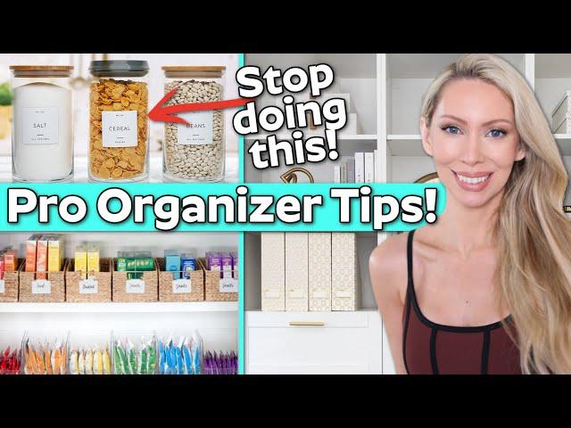 10 New *GAME CHANGING* Tips from PROFESSIONAL ORGANIZERS!