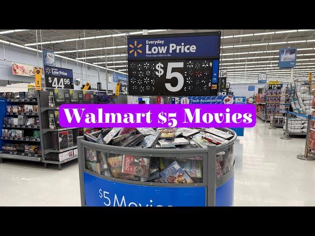 Walmart $5 DVD Movies physical media