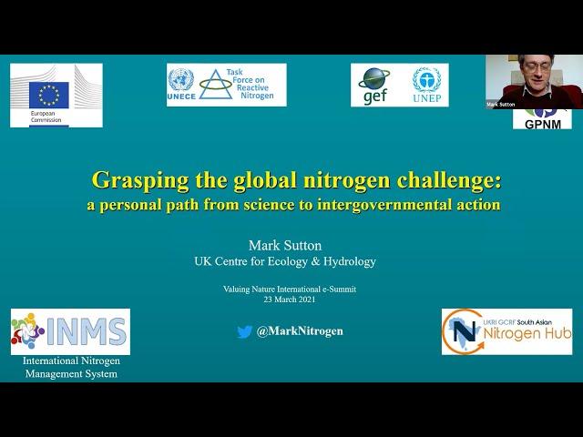 Mark Sutton, UK CEH: Grasping the global nitrogen challenge