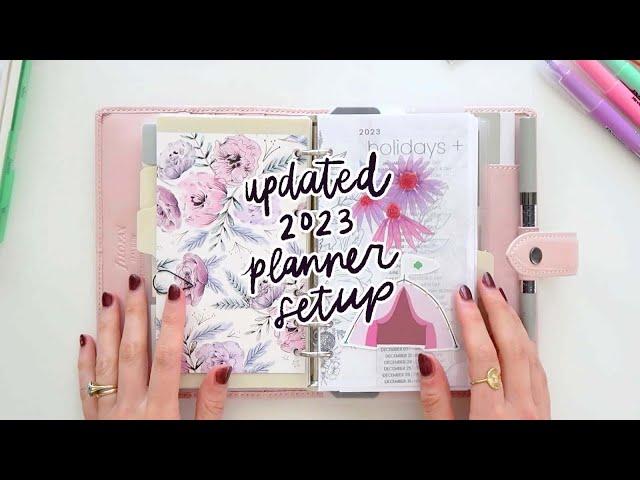 personal filofax malden planner flip through | summer 2023 planner set up