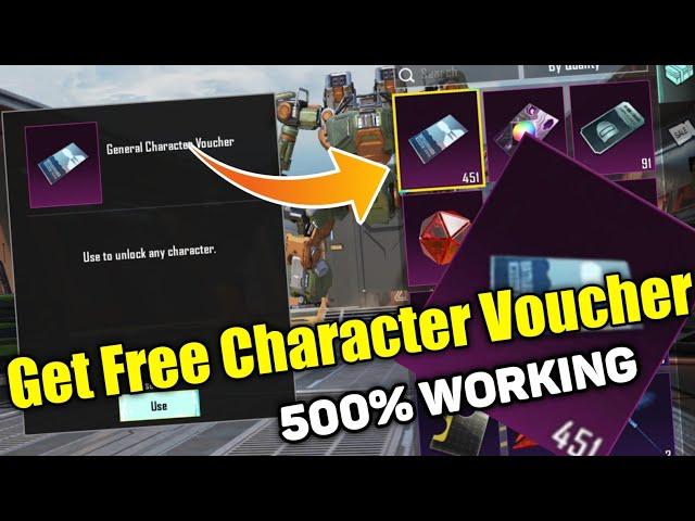 HOW TO GET FREE CHARACTER IN | FREE CHARACTER VOUCHER EVENT | FREE CHARACTEE VOUCHER