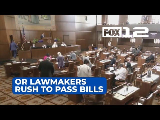 Oregon lawmakers end 2023 session with rush to pass delayed bills