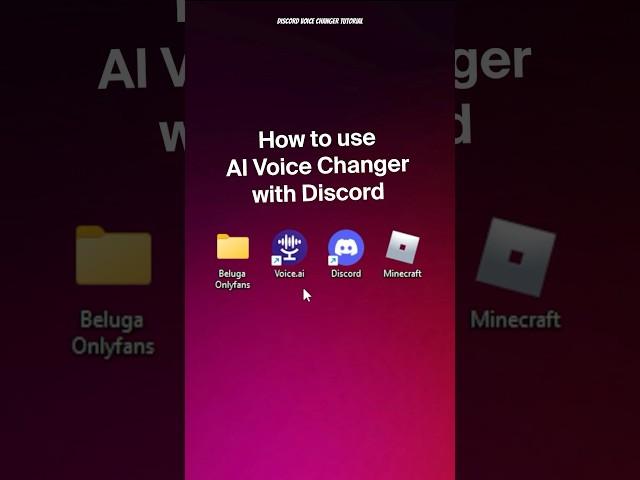 How to use Voice Changer with Discord?