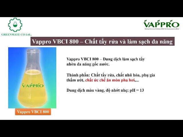 CHẤT TẨY RỬA ĐA NĂNG VAPPRO VBCI 800