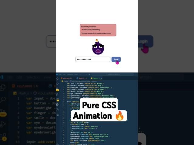 Save the Kaboom CSS Animation