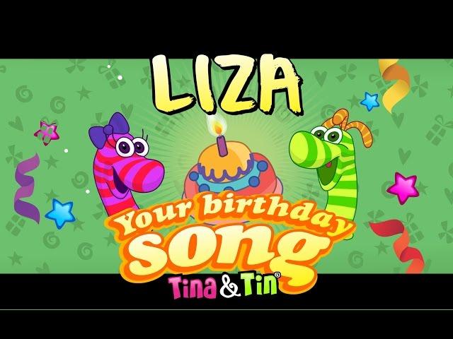 Tina&Tin Happy Birthday LIZA (Personalized Songs For Kids) #PersonalizedSongs