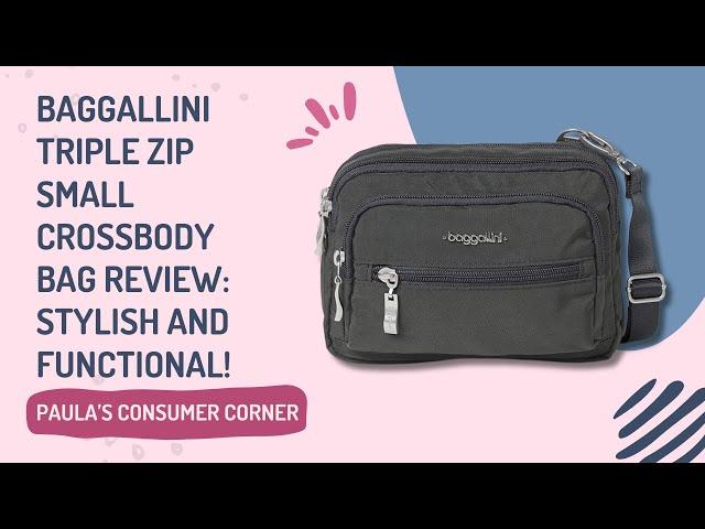 Bagallini Triple Zip Crossbody: The Ultimate Stylish Choice