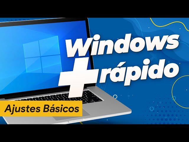  Optimiza WINDOWS sin Programas! - AJUSTES BÁSICOS y RÁPIDOS de WINDOWS