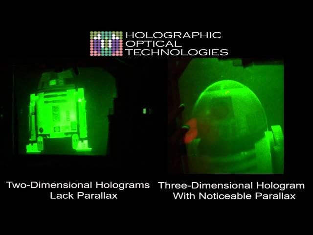 3D Hologram Parallax Comparison