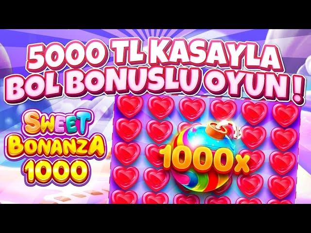  5000 TL KASAYLA BOL BONUSLU OYUN !   SWEET BONANZA  SLOT OYUNLARI 