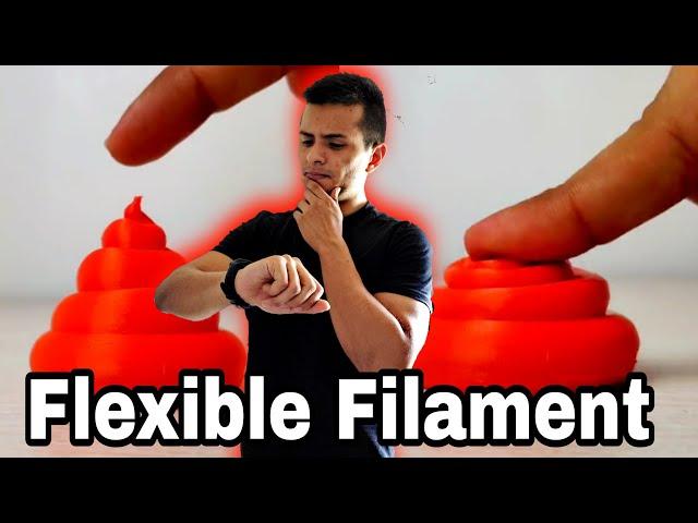 How to 3D Print Flexible Filament in 20 seconds