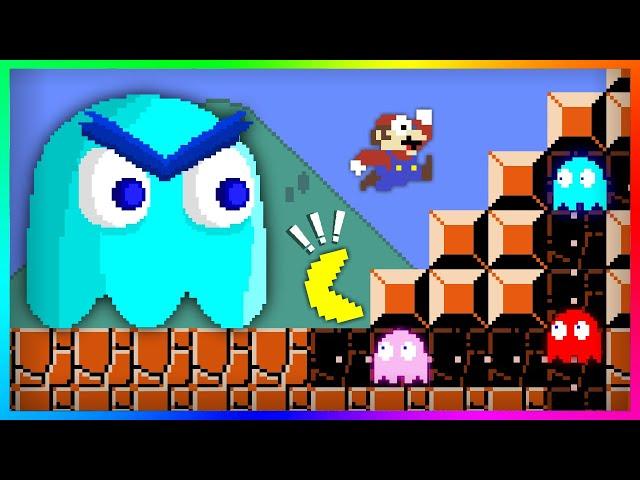 Pac-Man Vs. Mario Bros.Battle Mayhem!!【Mario Cartoon Animation】