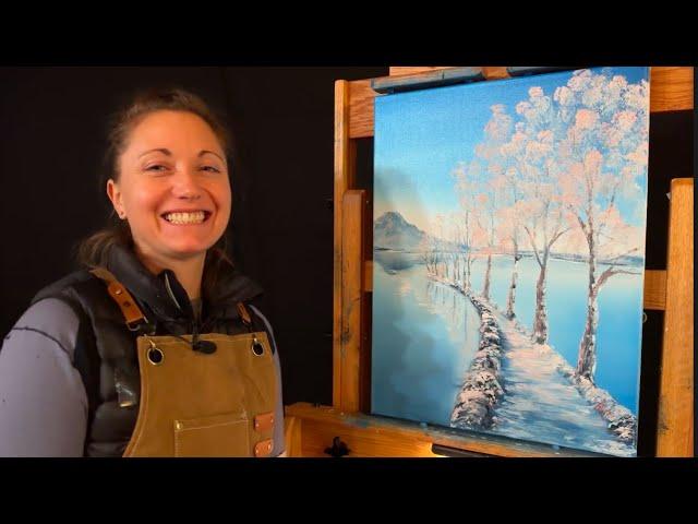 "Radiance of Winter" #33 Oil Painting Tutorial by Kaylee Rakowski