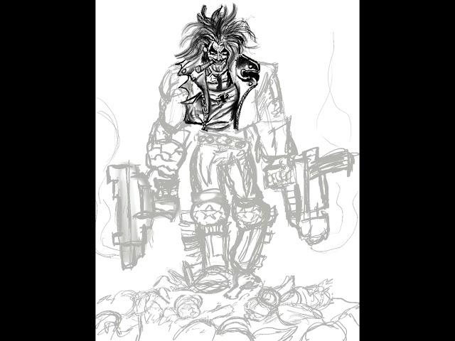 Lobo #lobo #comicart #illustration #timelapse #dccomics #drawing #art