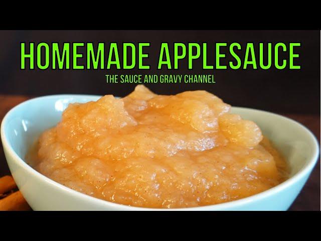 How to Make Applesauce | Applesauce Recipe | Homemade Apple Sauce | Side Dish Recipe