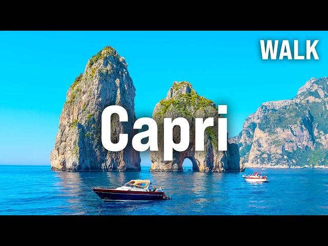 CAPRI Walking Tour 2024 | Italy Immersive Video with Captions [4K/60fps]