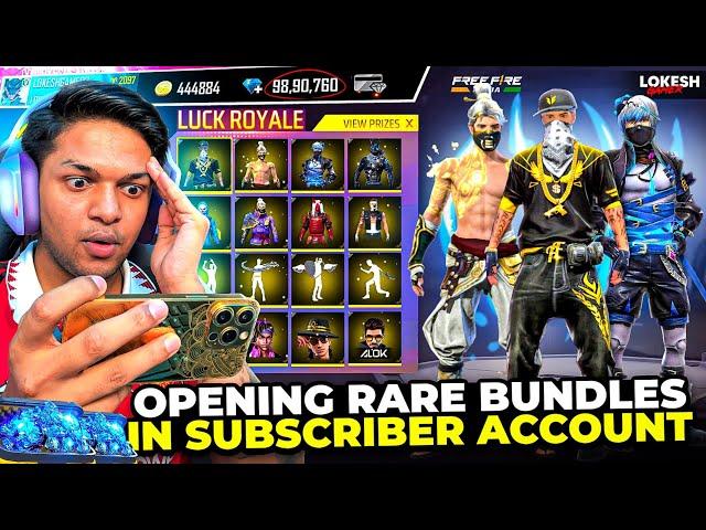 Free Fire Making My Subscriber 1 Level I'd To 100 Level Account In 10,000 Diamonds Garena Free Fire