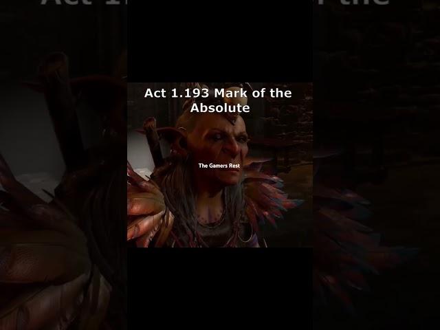 Act 1.193 BG3 Mark of the Absolute #bg3 #walkthrough #gaming #ttrpg #dnd5e #twitch #shortsvideo