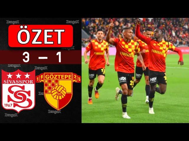 Sivasspor 3-1 Göztepe MAÇ ÖZETİ | Süper Lig 24/25 | eFootball Türkçe Simülasyon