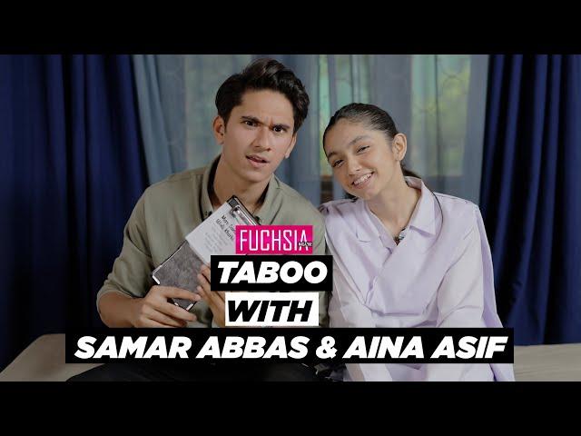 Taboo With Aina Asif & Samar Abbas | From The Set Of "Mayi Ri" | FUCHSIA Games