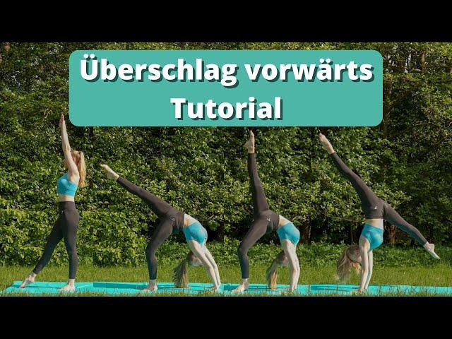 Überschlag vorwärts - Tutorial | Handstand Überschlag | Schrittüberschlag | Bogengang vorwärts