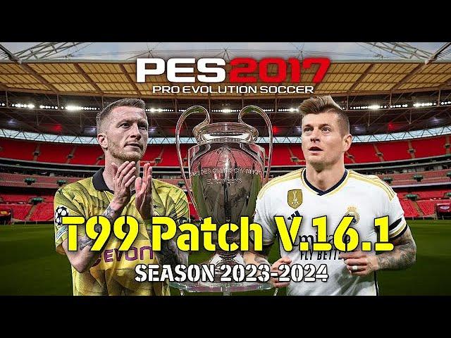 PES 2017 T99 PATCH V16.1 MAY UPDATES AIO