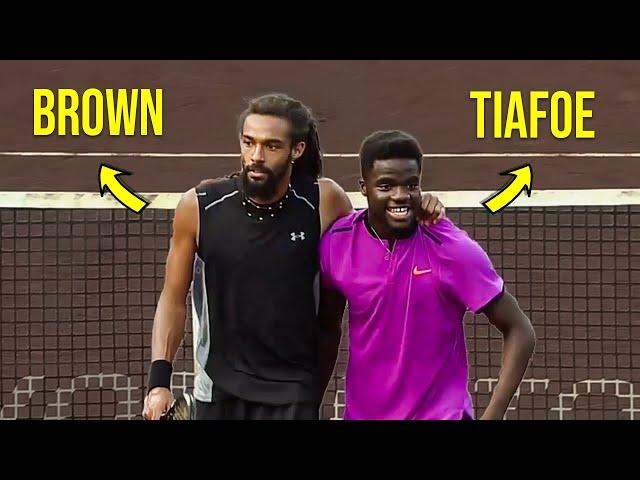 Tennis "Craziest" Doubles Match You've NEVER Seen Before! (Dustin Brown & Francis Tiafoe Team Up)