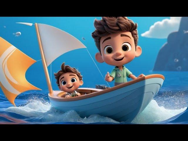 Ride the Boat with Freddie Fish | Ocean Adventure Song for Kids | Fun Boat Rhyme for Toddlers