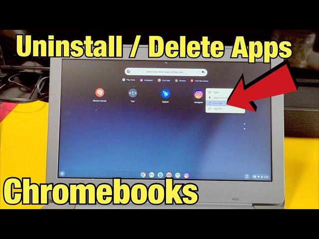 Chromebooks: How to Delete / Uninstall Apps