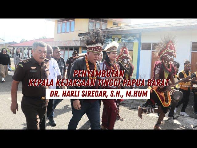 Penyambutan Kepala Kejaksaan Tinggi Papua Barat