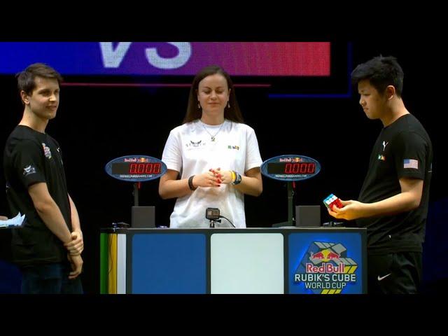 Feliks Zemdegs VS Max Park - Red Bull Rubik's Cube World Cup 2019