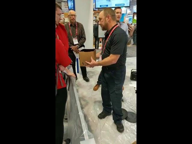 Live TritoFlex 2K Demonstration - Int'l Roofing Expo 2019