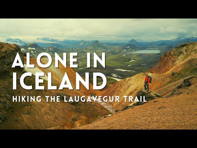 Solo Hiking & Camping the Laugavegur & Fimmvörðuháls Trail in Iceland | Alone In Iceland