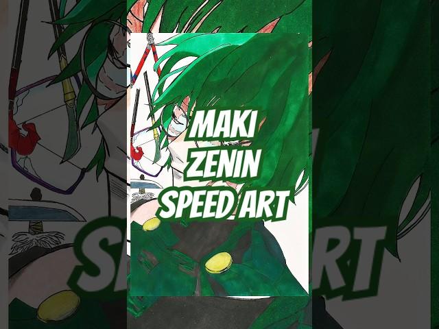 【SPEED ART】Making Zenin #shorts #art #drawingprocess