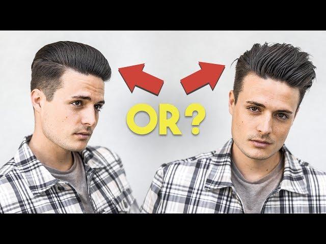 2 Mens Hair Tutorials | Modern Vs. Messy Slick Back Hairstyle Tutorial 2019