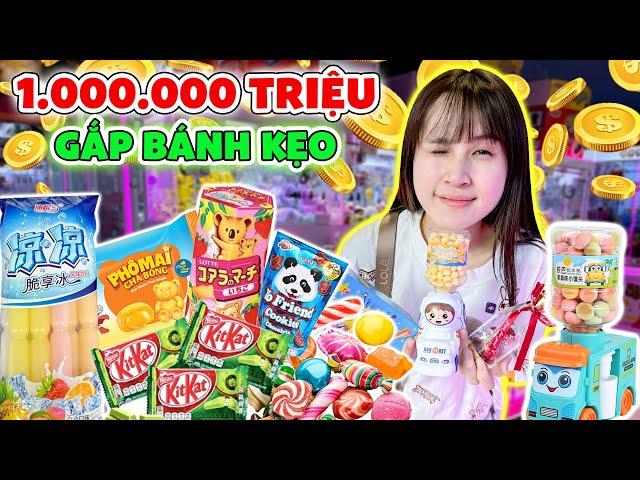 Chị Vê Dùng 1.000.000 Triệu Gắp Sạch Bánh Kẹo | Phần 3 - Vê Vê Channel