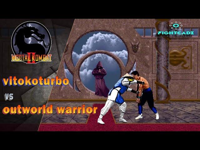 Mortal Kombat II | vitokoturbo vs outworld warrior | Fightcade