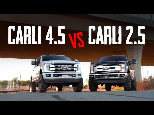 Carli Suspension 2.5 vs 4.5 Suspension | What's Right for Your Super Duty?