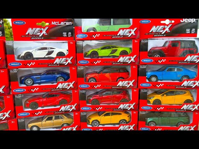 Unboxing Welly Cars Collection 2023 with Detailed Information About the Cars