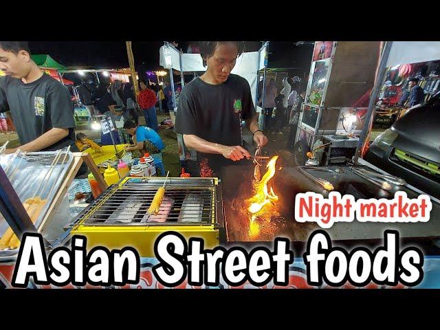 Asian Street foods on night market