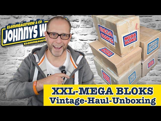XXL Vintage MEGA Bloks Haul Unboxing - Was es alles gab!!!