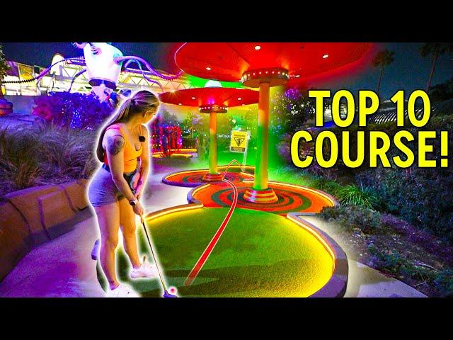 The ULTIMATE Nighttime Mini Golf Course!