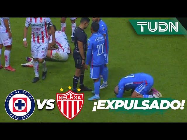 ¡Tarjeta roja al novato! | Cruz Azul vs Necaxa | Copa SKY 2022 | TUDN