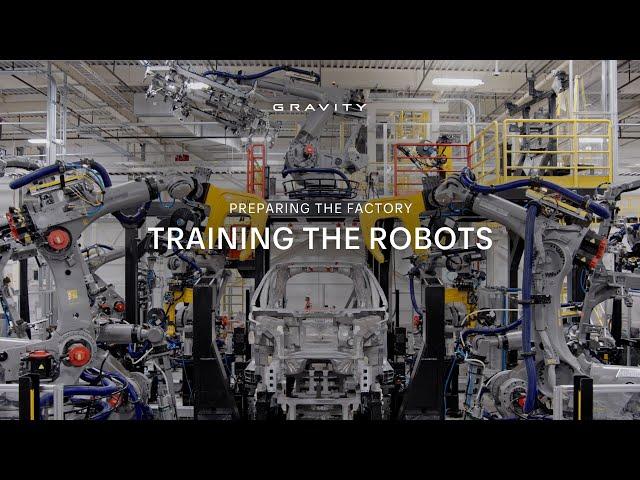 Preparing the Factory: Training the Robots | The Road to Lucid Gravity