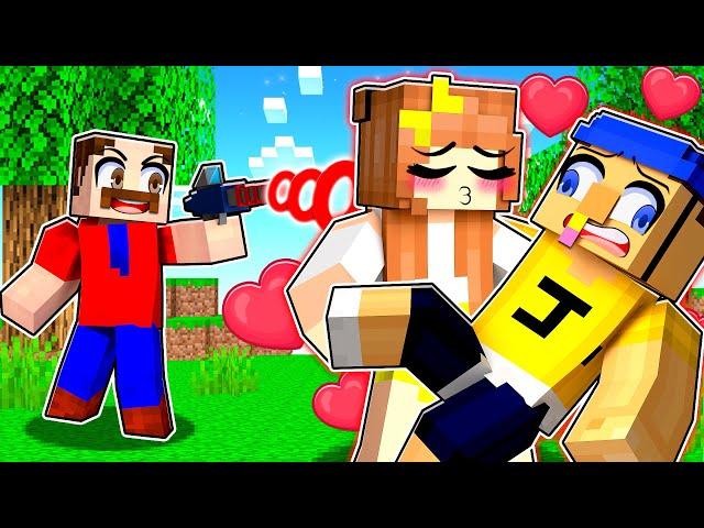 Using LOVE MOD to Prank CRAZY FAN GIRL in Minecraft!